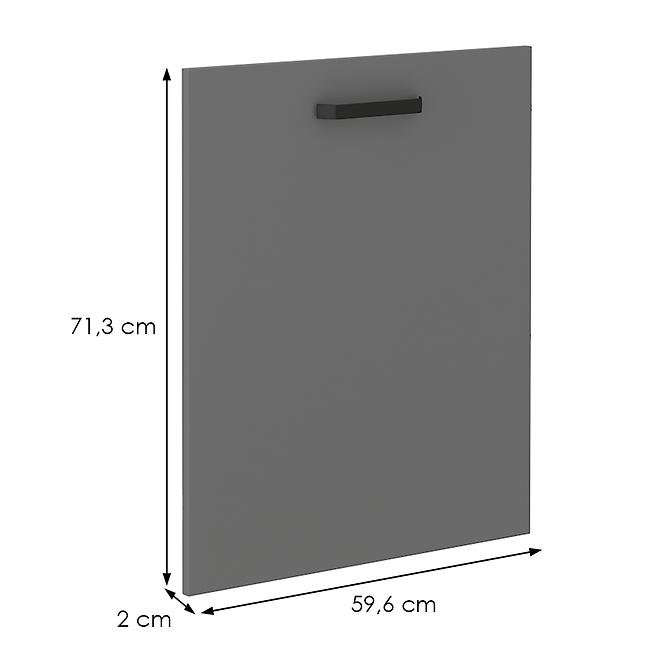 Nessa zm 713x596 vrata za perilicu 71,3x59,6 tamno siva
