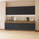 Vigo Dark kuhinja bez radne ploče 260x50x200 hrast/siva mat