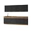 Vigo Dark kuhinja bez radne ploče 260x50x200 hrast/siva mat,2
