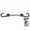 Elastična guma s metalnom kukom presvučenom PVC-om Bungee Cord Hook 2 kom x 120 cm,2
