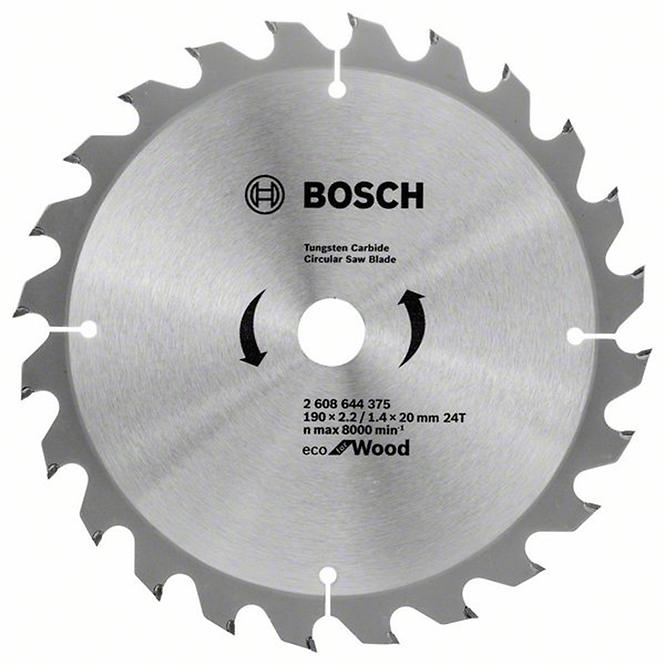 DISK PILE ECO ZA DRVO 190 X 2,2 Z24