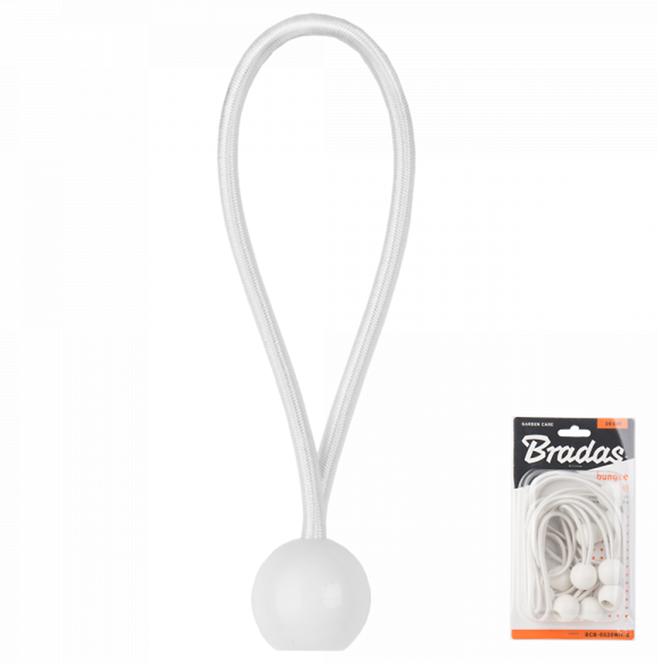 Set elastičnih gumica s kuglicom BUNGEE CORD BALL 10 kom. x 20cm