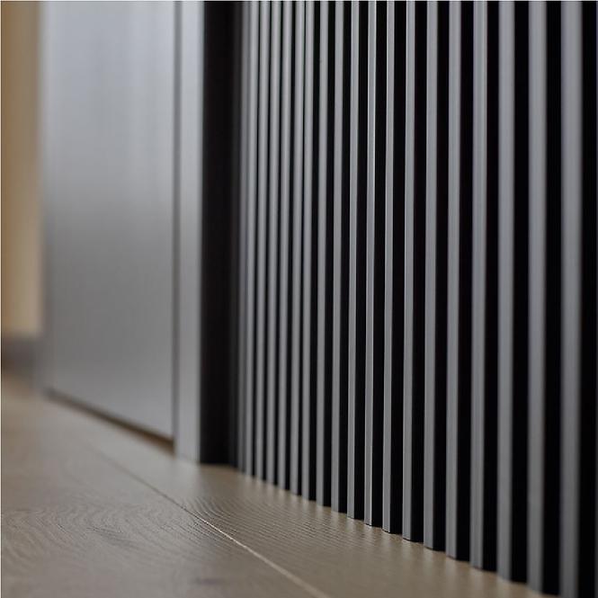 Zidni panel s lamelama vox linerio s-line antarcit 12x122x2650mm