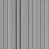 Zidni panel s lamelama vox linerio m-line siva 12x122x2650mm