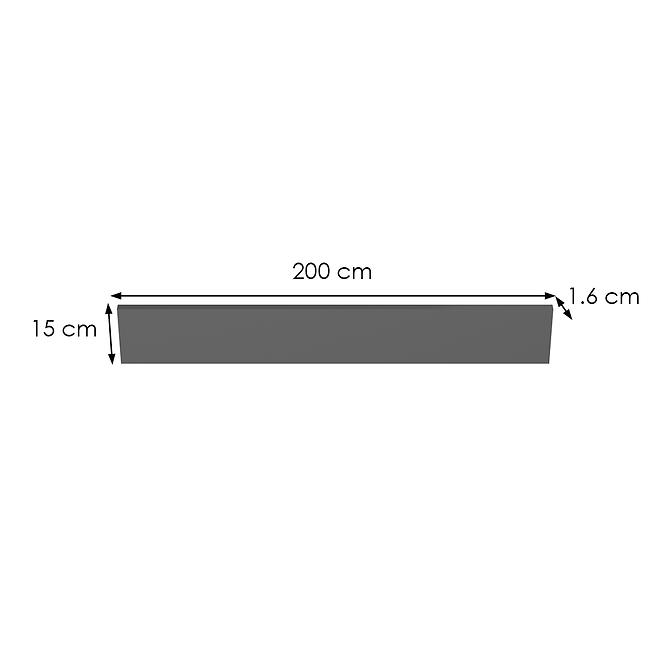 Cokl antracit 2000x150 mm (1 kom.)