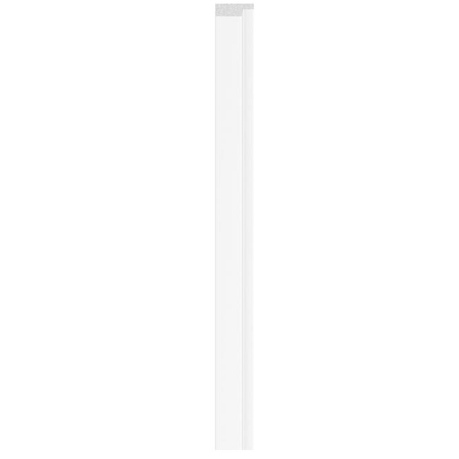 Lijevi završni profil linerio m-line bijeli 2.65m