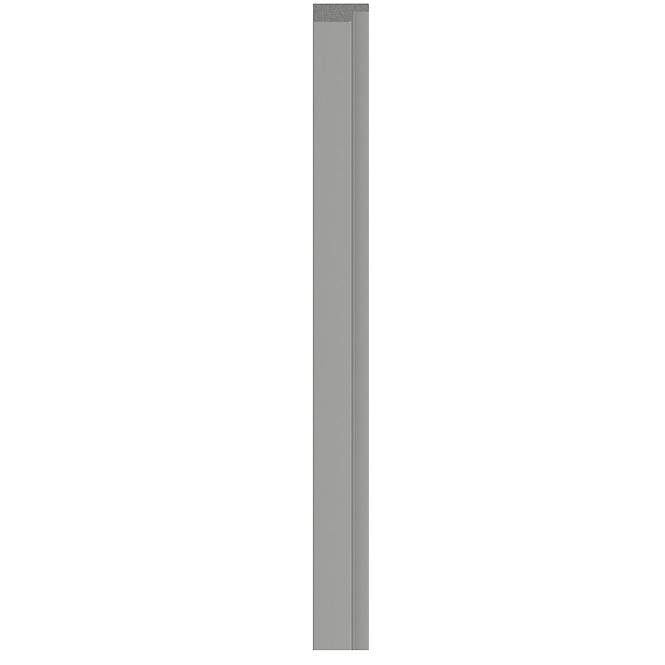 Lijeva završna letvica linerio m-line siva 2.65m