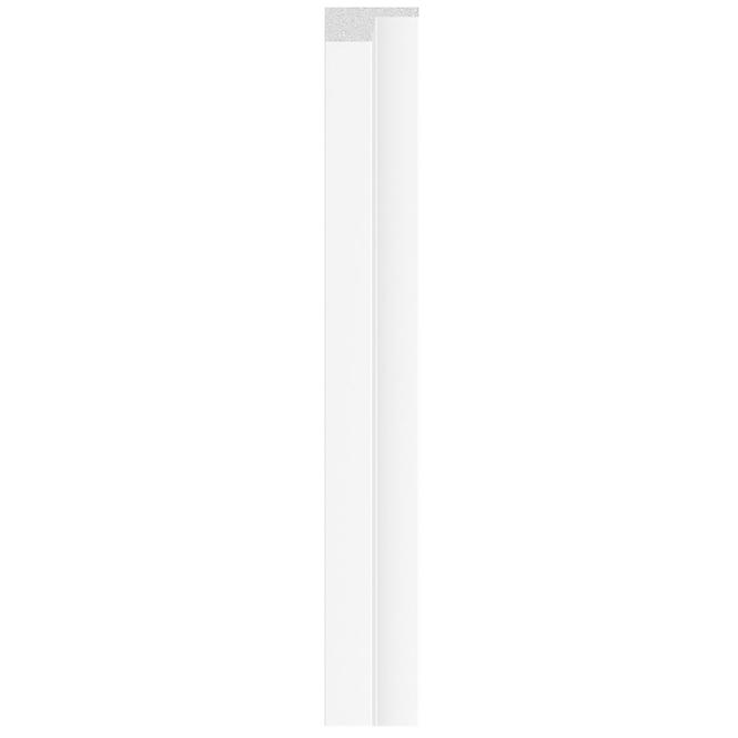 Lijevi završni profil linerio l-line bijeli 2.65m