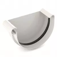 Čelo oluka, lijevo 75 mm Bryza bijelo