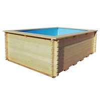 Drveni vrtni bazen 3x2 m