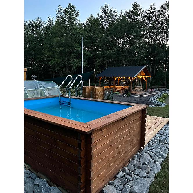 Drveni vrtni bazen 3x2 m