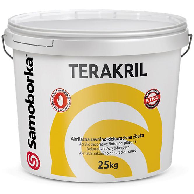 Akrilatna završna dekorativna žbuka ribane teksture Terakril R 4001 (2 mm)