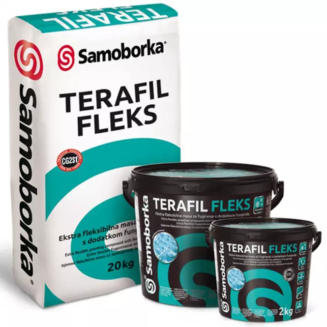 Fuga Terafil Fleks 216 srebrno siva - kantica 5 kg