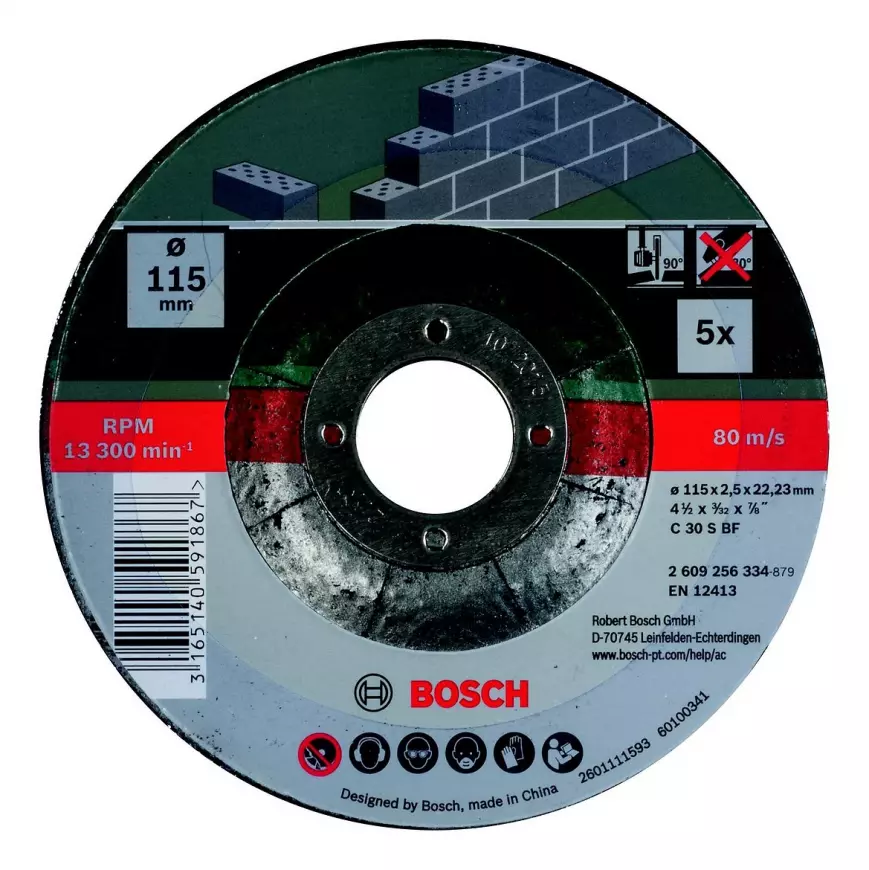 SET REZNI DISK 115 X 2,5MM 5KOM