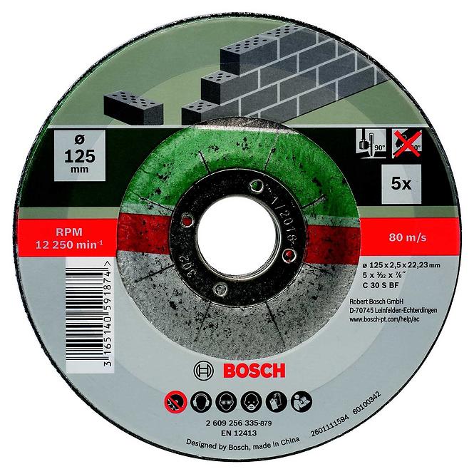 SET REZNI DISK 125 X 2,5MM 5KOM