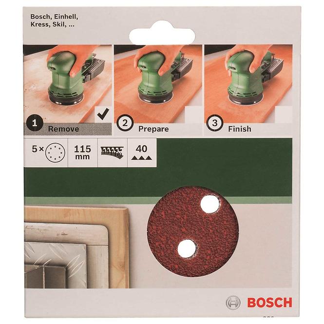 SET BRUSNI PAPIR 115MM G40 8 RUPA 5KOM