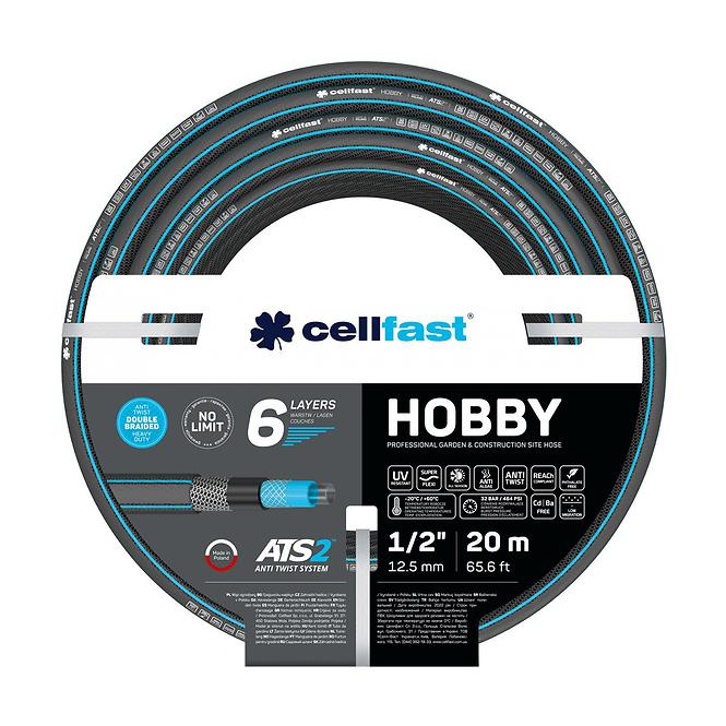 CELLFAST Vrtno crijevo Hobby ATS2 TM 6-slojno 1/2 20 m 16-202