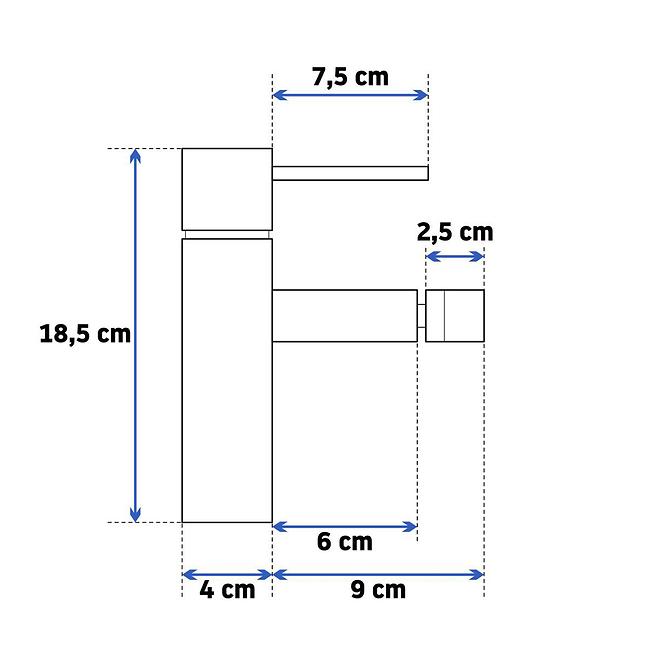 Slavina za bide Tess krom
