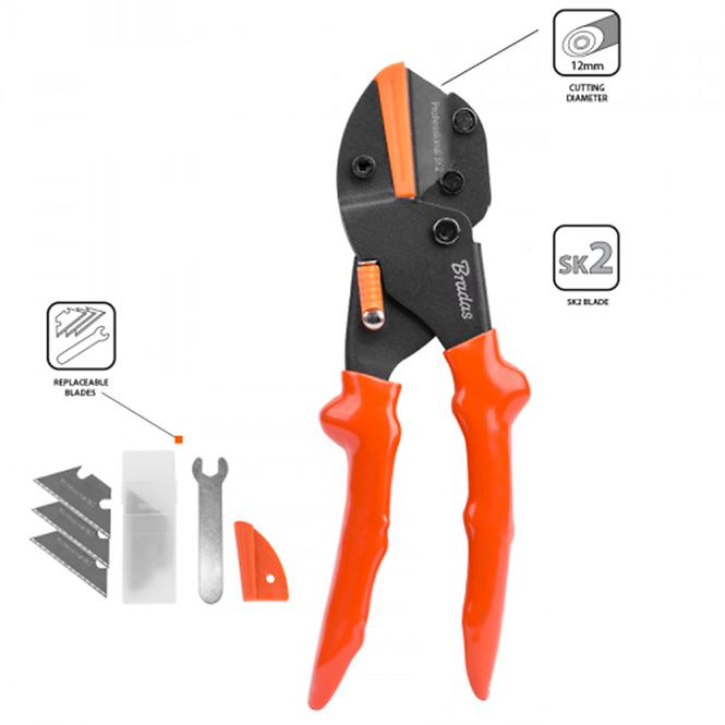 Set škare za grane V-Series polifunkcionalne čelik SK2 KT-V1