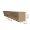 Zidne lamele 3d Hrast Catania  30x38x2750mm,2