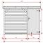 Drvarnica s dodatnom prostorijom Bergen 250x95x190 cm smeđa,4
