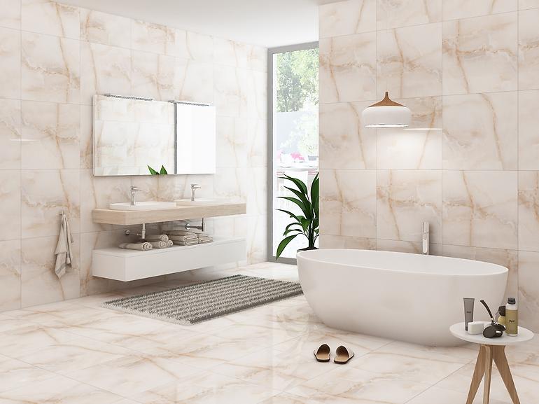 Gres Aqueries Onyx Beige Carving Rekt 60/60