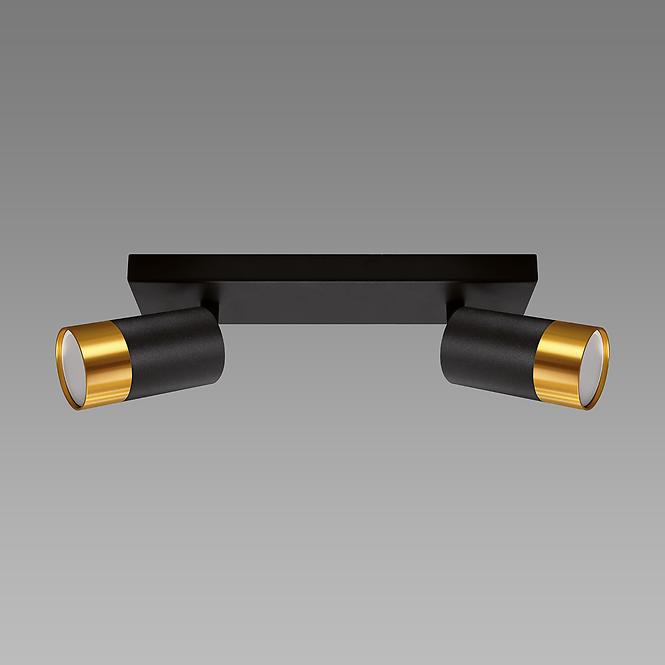 SVJETILJKA PUZON SPT GU10 2L BLACK/GOLD 04125 LS2