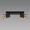 SVJETILJKA PUZON SPT GU10 2L BLACK/GOLD 04125 LS2