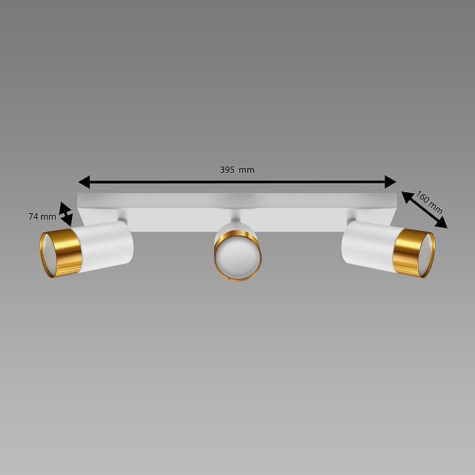 SVJETILJKA PUZON SPT GU10 3L WHITE/GOLD 04126 LS3