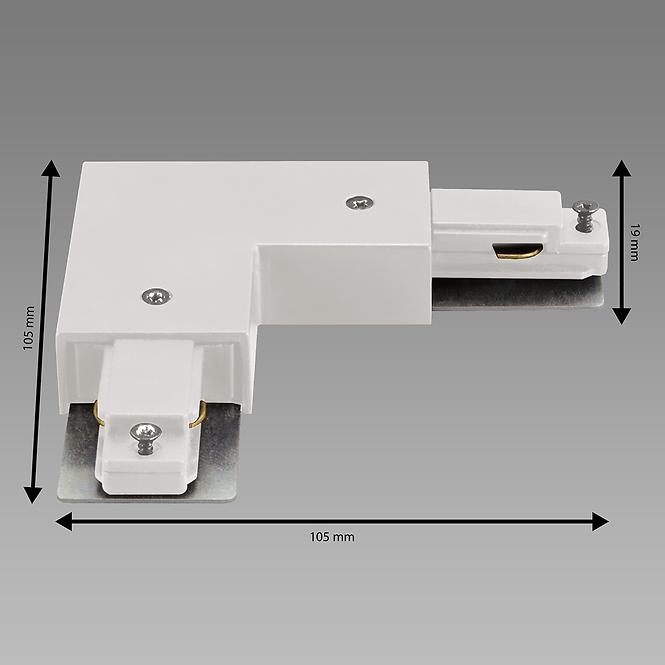 SVJETILJKA CONNECTOR PS230V L WHITE 04110 SZYN