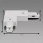 SVJETILJKA CONNECTOR PS230V L WHITE 04110 SZYN,2