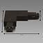 SVJETILJKA CONNECTOR PS230V L BLACK 04111 SZYN,2