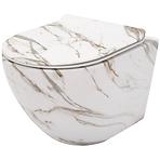 Viseća WC školjka Carlo Mini Rimless granit lava mat