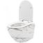 Viseća WC školjka Carlo Mini Rimless granit lava mat,4