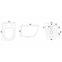 Viseća WC školjka Carlo Mini Rimless granit lava mat,7