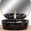 Nadpultni umivaonik Amelia Black Marble Shiny,4