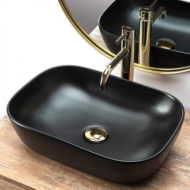 Nadpultni umivaonik Belinda Black Matt,3