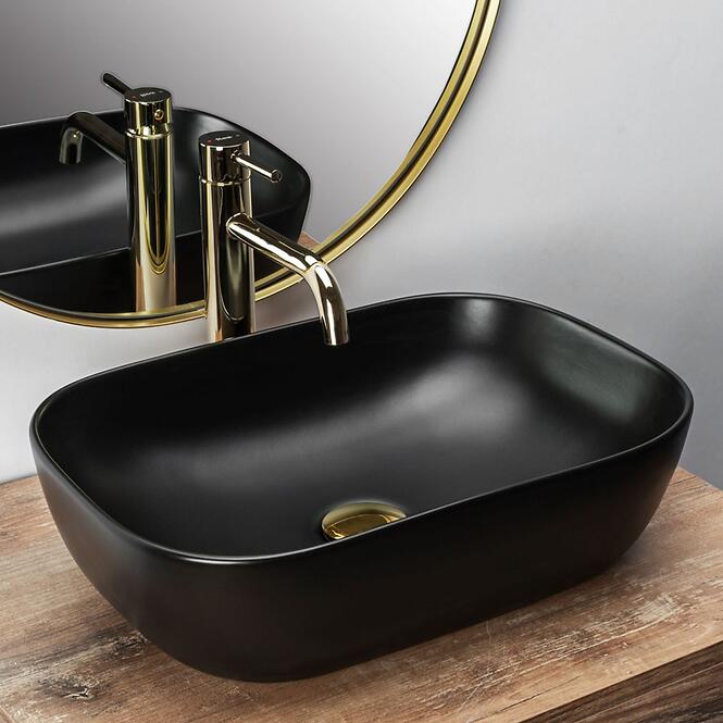 Nadpultni umivaonik Belinda Black Matt,4