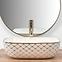 Nadpultni umivaonik Belinda Diamond White/Gold,4