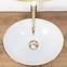 Nadpultni umivaonik Sofia Gold/White,6