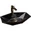 Nadpultni umivaonik Vegas Black Marble Matt