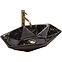 Nadpultni umivaonik Vegas Black Marble Shiny