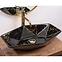 Nadpultni umivaonik Vegas Black Marble Shiny,3