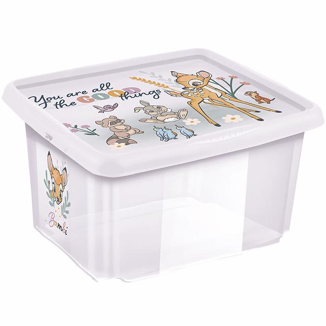 Kutija s kotačima i poklopcem 30l Bambi