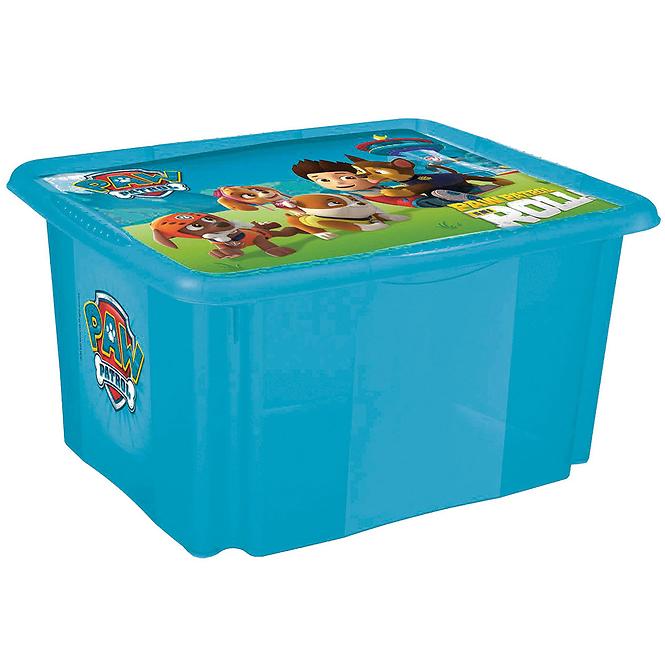 Kutija s kotačima i poklopcem 15l Paw Patrol