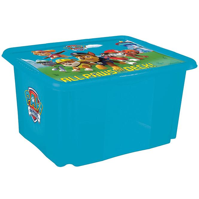 Kutija s kotačima i poklopcem 45l Paw Patrol