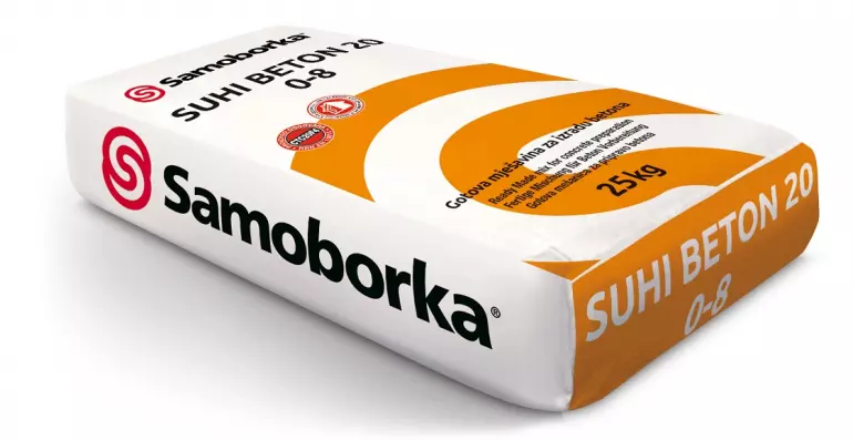 Samoborka SUHI BETON 20 suha mješavina za izradu betona C 16/20,2