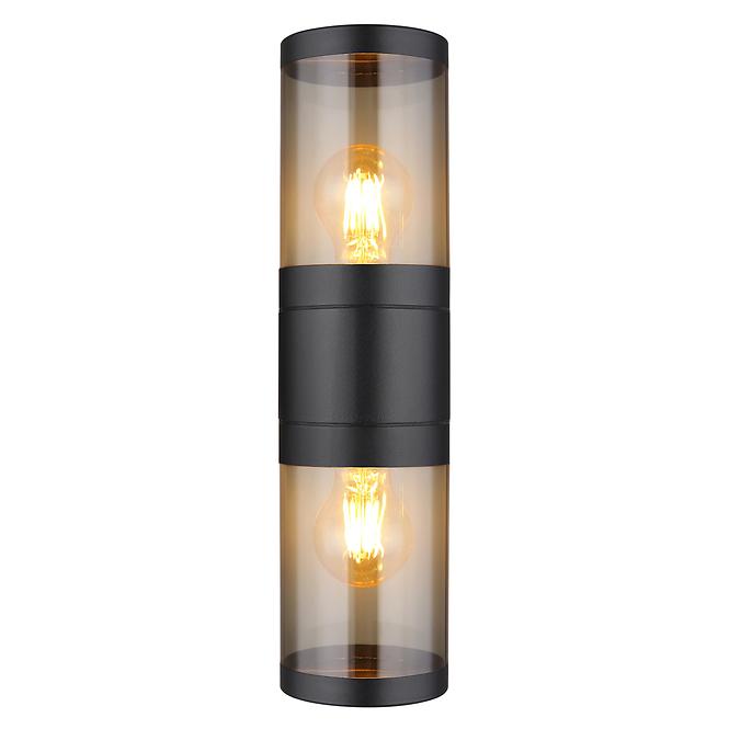 ZIDNI GLOBO XELOO 32014-2BS 60W CRNO K2