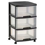 Spremnik 3x20l prozirna/crna 214754