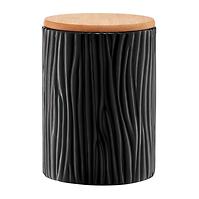 Posuda s poklopcem od bambusa 1,11l  AM-Tuvo crna 29582
